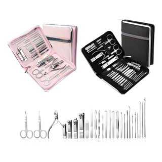 Conjunto Profissional De Manicure Completo Aço Inoxidável Conjunto Profissional De Manicure Completo Aço Inoxidável