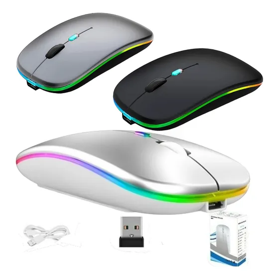 Mouse Raton Inalambrico Bluetooth Recargable
