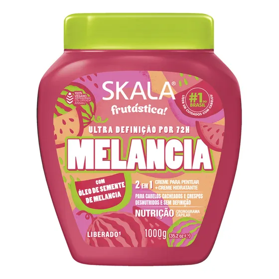 Skala Creme De Tratamento Melancia 1000g