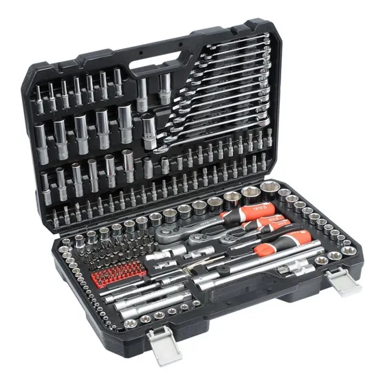 Juego Caja Set Dados Chicharra Herramientas 216 Piezas Yato