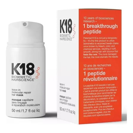 Máscara K18 Molecular Restauración Cabello 4 Minutos 50ml