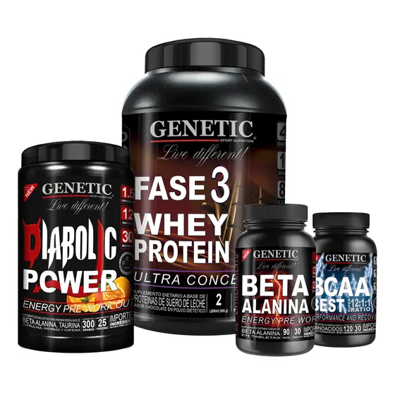 Anabol 4 Proteína F3 Diabolic Beta Alanina Bcaa Best Genetic