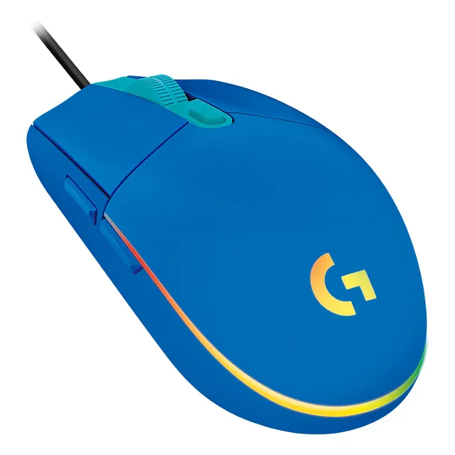 MOUSE GAMER LIGHTSYNC G203 LOGITECH G SERIES AZUL