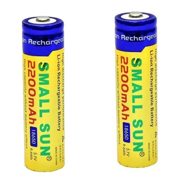 2 Baterías 18650 4400mah Litio Recargable 3.7v Vap Sun