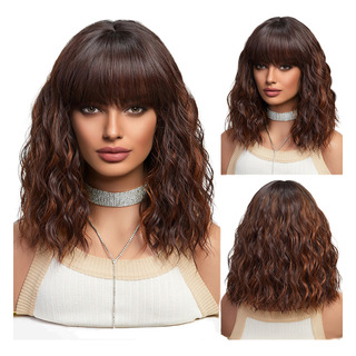 Peluca Cabello Natural Rubia Negras Cortas Bob Para Peluca Cabello Natural Rubia Negras Cortas Bob Para