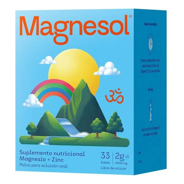 3 Cajas De Magnesol Clasico 33 Sobres C/u Inc/envio