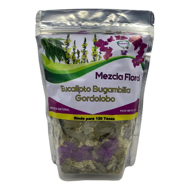 Te De Bugambilia, Eucalipto Y Gordolobo Mezcla 150 Gramos