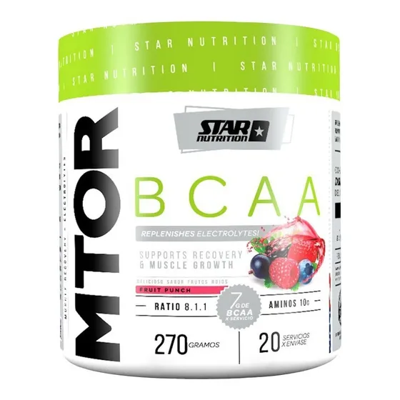Bcaa Mtor 8.1.1 Star Nutrition Glutamina Electrolitos X 270g
