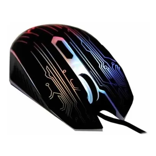 Ratón para juegos Weibo Wb-1670 con cable RGB luminoso (6 botones)