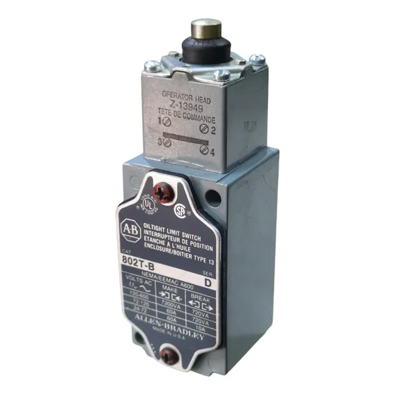 Interruptor Limite Allen Bradley 802t-b, 10a, 24-600vac