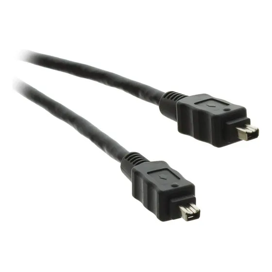 4 Pine Ieee 1394 Firewire I Cable Pc Mac Dv Negro -