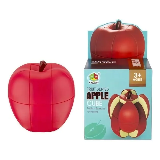 3x3x3 Cubo Manzana Apple Colección Estructura Rojo