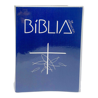 Biblia Católica De Mesa E Capa Flexível Simples 13cm Biblia Católica De Mesa E Capa Flexível Simples 13cm