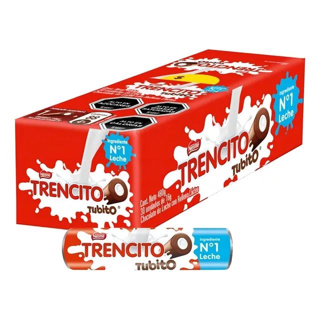 Chocolate De Leche Trencito Tubito 30x16g