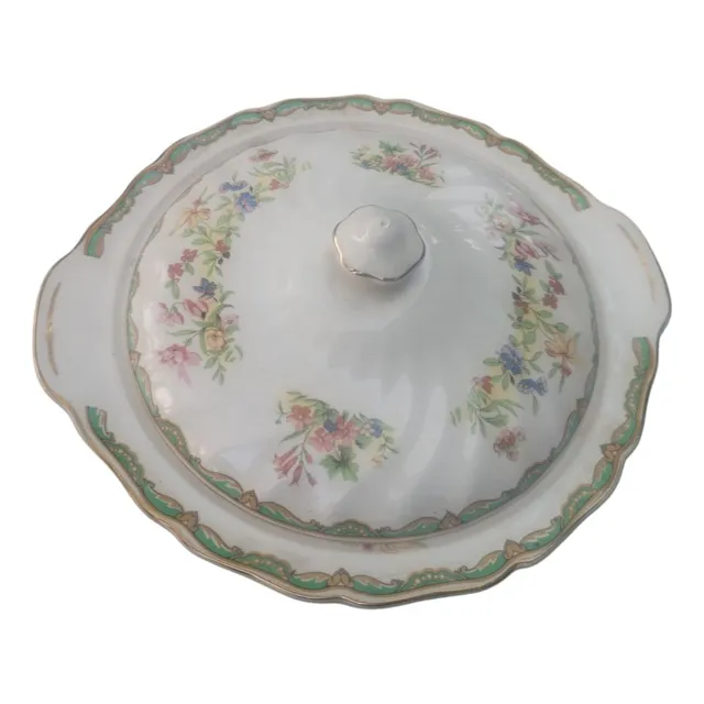 Fina Sopera Antigua En Porcelana Inglesa Muy Buen Estado