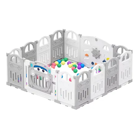 Corral Bebe Centro De Juegos Corral Plegable Juego 18 Piezas