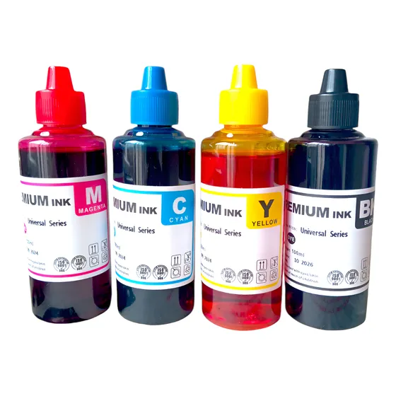 Pack 4 Tintas Compatibles Con: Epson, Brother, Hp Y Canon