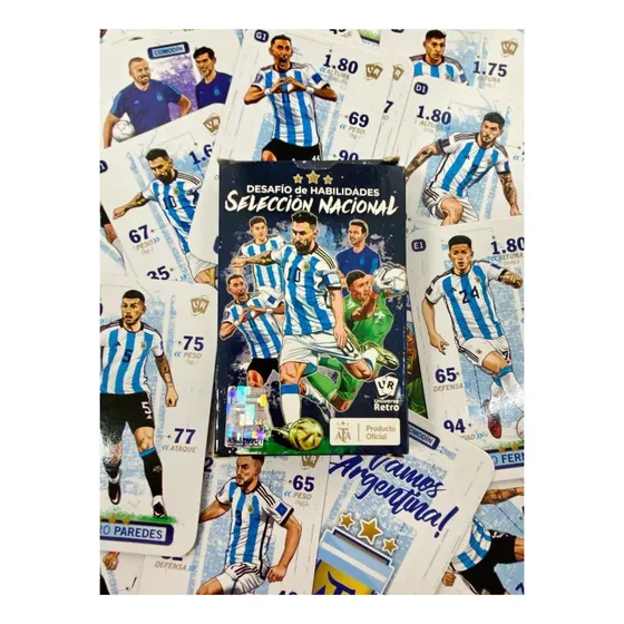 Juego Desafio Selección Argentina Oficial Messi Afa Cartas 