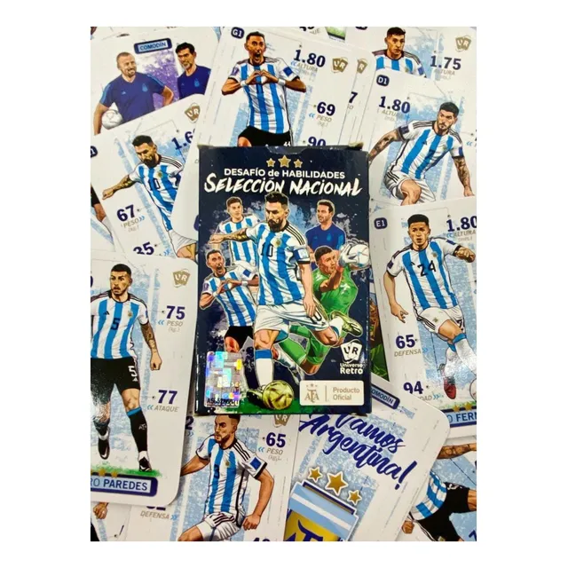 Juego Desafio Selección Argentina Oficial Messi Afa Cartas 