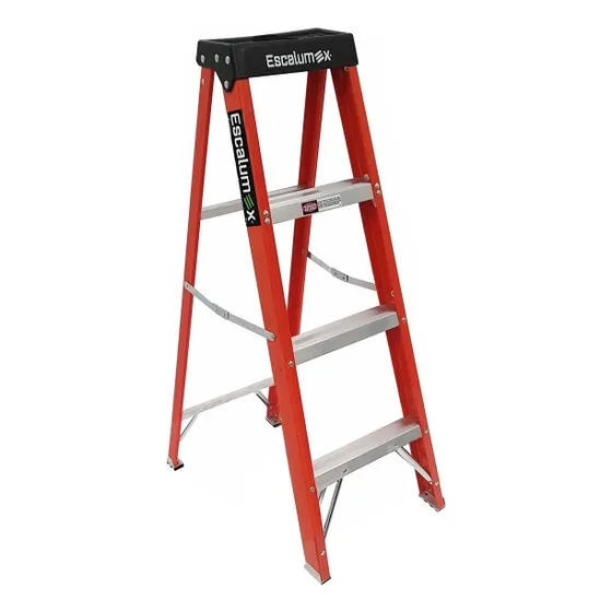Escalera Aluminio Escalumex 3 Peldanos 1.22 Mts Stl-4 