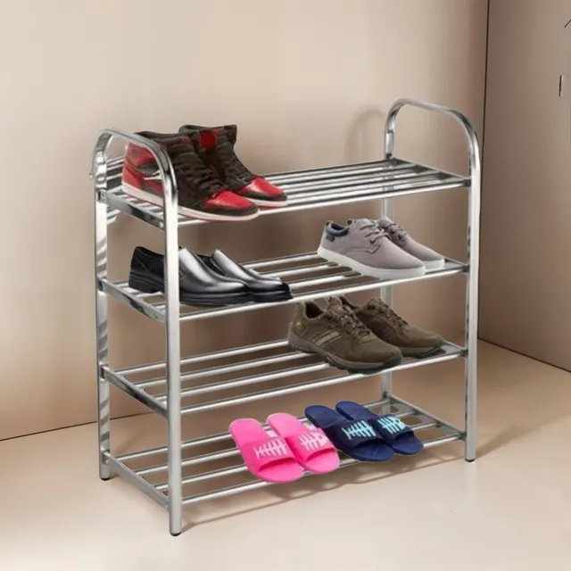 Estante Zapatera Rack De Metal 4 Pisos