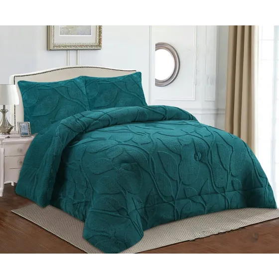 Cobertor De Invierno Sherpa Con Chiporro King Varios Colores Tfry10