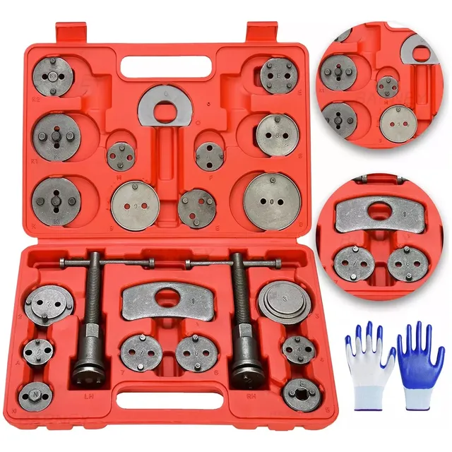 Set 22 Opresor Piston Caliper Cambiar Balatas Auto Universal