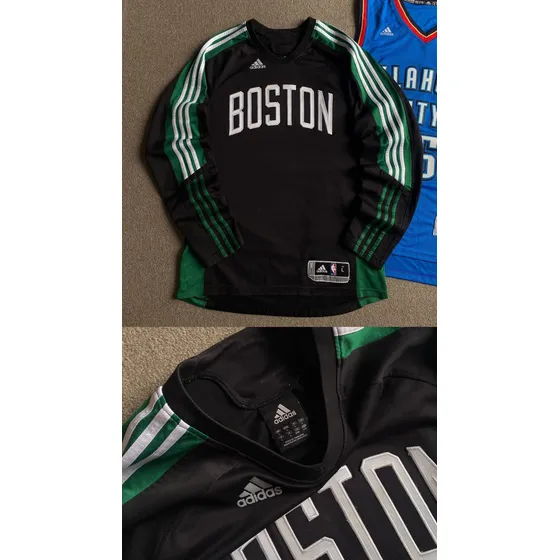 Remera Manga Larga Boston Celtics