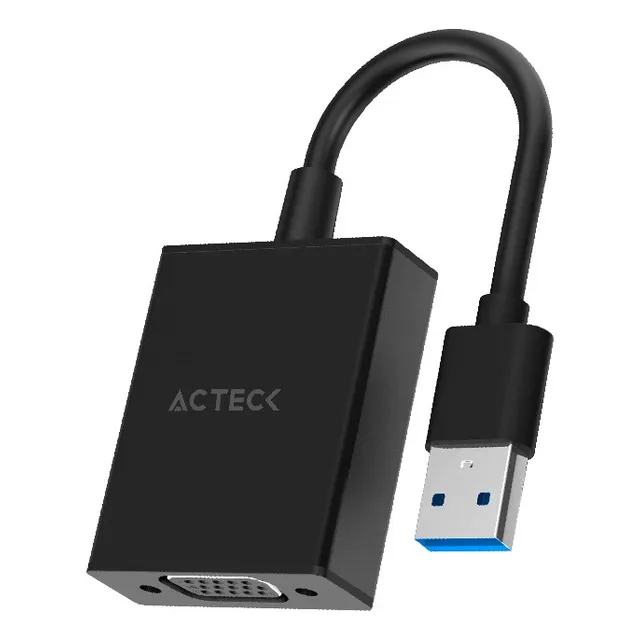 Adaptador Acteck Usb A A Vga Para Video Usb 3.0 Av410