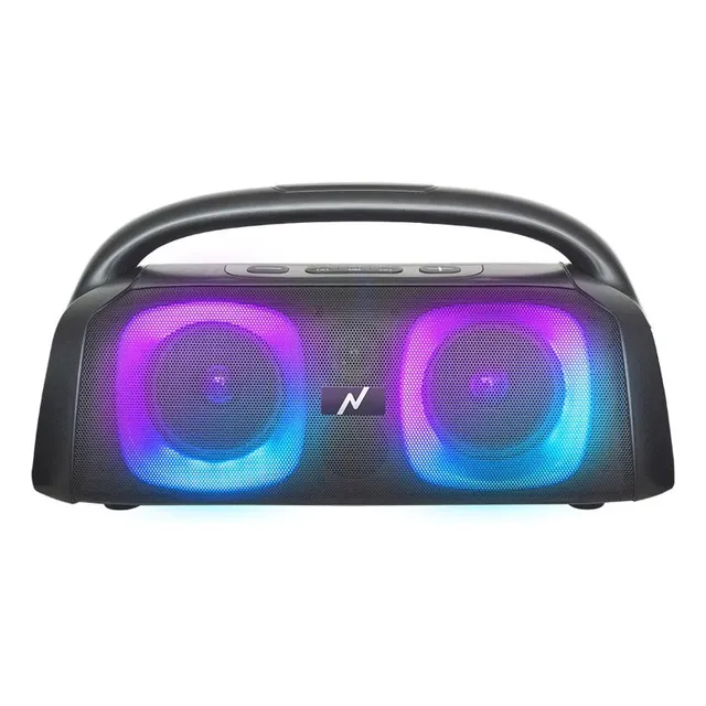 PARLANTE INALÁMBRICO BLUETOOTH KARAOKE + CONTROL NOGA BT675 COLOR NEGRO