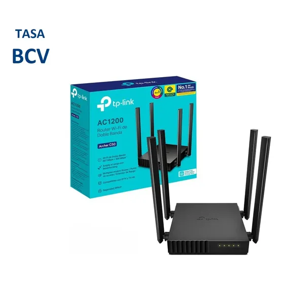 Router Tp-link Ac1200 Doble Banda Archer C50 4 Antenas