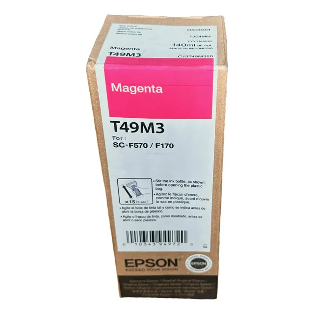 Tinta Epson T49m3 Magenta Caducada Original