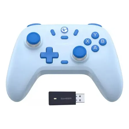 Controle Gamesir T4 Nova Lite Sem Fio Para Pc Switch Android Ios Steam Hall Effect Cor Azul Celeste