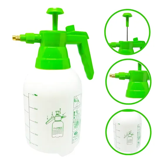 Pulverizador Borrifador Melfi Manual Pressão 2 Litros Profissional