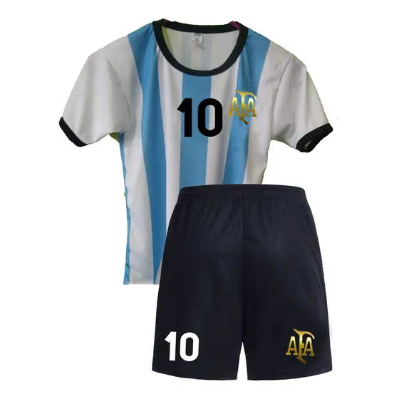 Conjunto Niño Remera Short Argentina Seleccion Afa