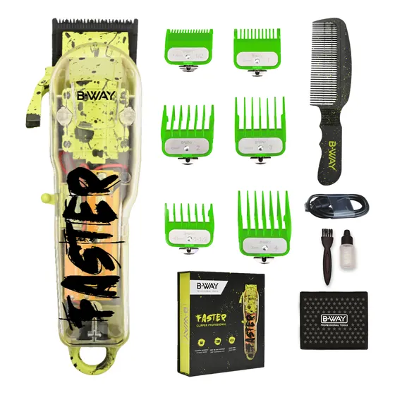 Maquina Corta Pelo Bway Faster Inalambrica 7800 Rpm Barber