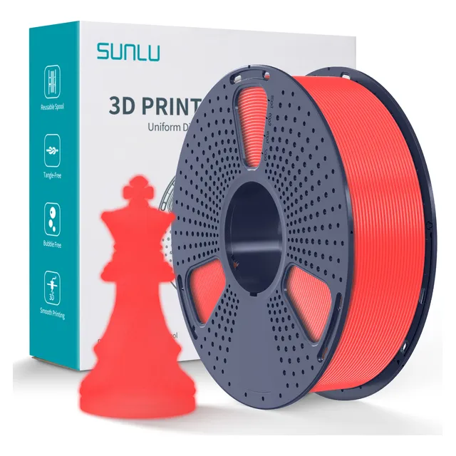 Rollo De Filamento Sunlu Pla Brillante En La Oscuridad 1kg