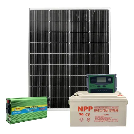 Kit Solar Onda Modificada 1500w Bateria Gel 70 Panel De 150w