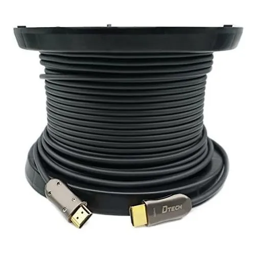 Cable Hdmi Dtech 4330511862 200 Pies 18gbps 4k -negro