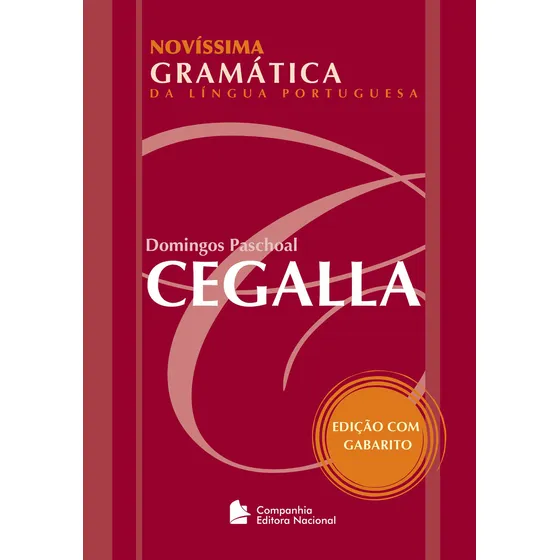 Novíssima Gramática da Língua Portuguesa: Edição com gabarito, de Paschoal Cegalla, Domingos. Editorial Companhia Editora Nacional, capa mole em português, 2020