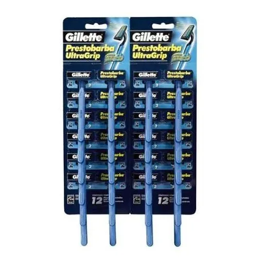 Gillette Máquinas De Afeitar Prestobarba Ultragrip 24un +2