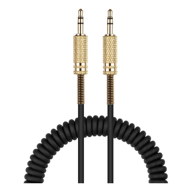 Reemplazo De Cable De Auriculares Con Auriculares Enrollado