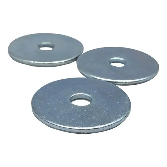 Arruela 1/4 Funileiro Aba Larga Zincado 1/4 - 100 Peças