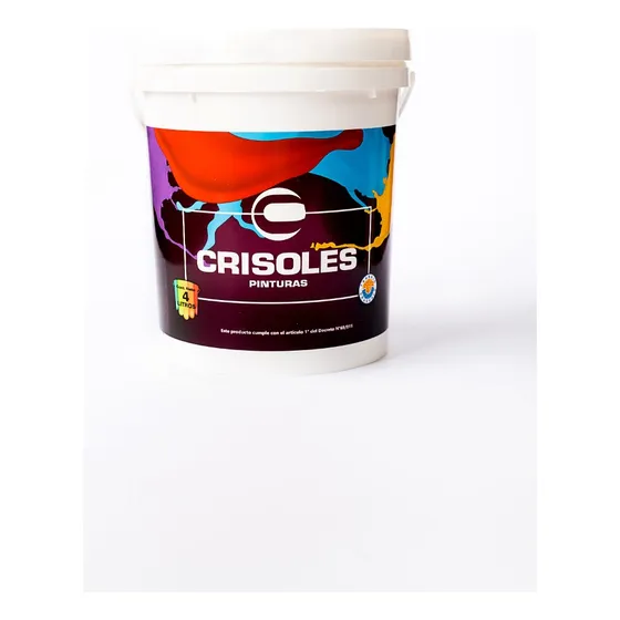 Pintura Para Cielorrasos Antihongos Magica 4 Lts. Acabado Mate Color Blanco