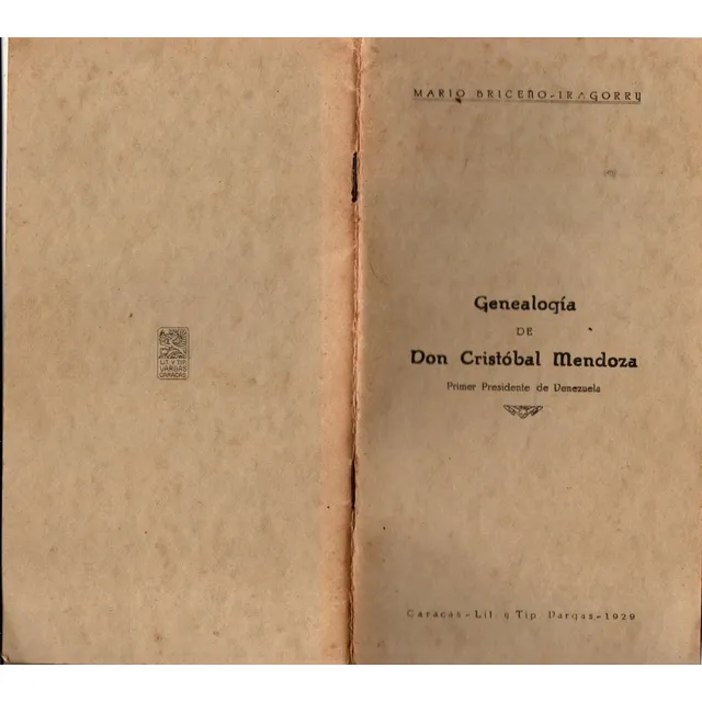 Genealogia De Cristobal Mendoza X Mario Briceño Iragorry Pdf