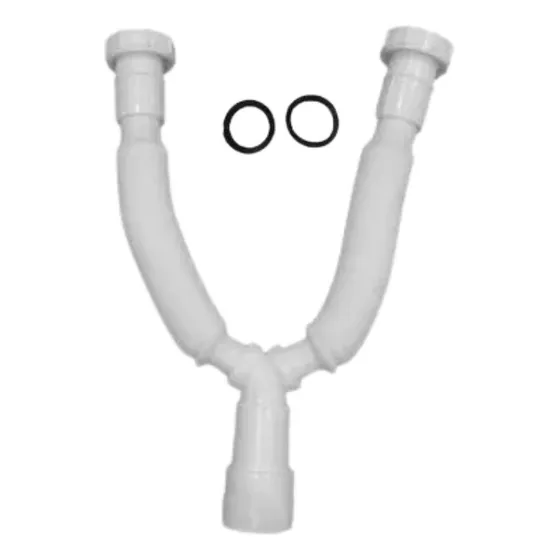 Sifón Doble Para Fragadero Corrugado Extensible Grimax