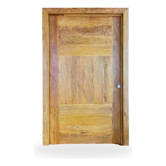 Porta Pivotante Madeira Maciça 2,15x1,10