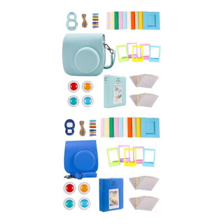 Para Instax Mini 9 Cámara Pu Funda Filtro +primer Plano Para Instax Mini 9 Cámara Pu Funda Filtro +primer Plano