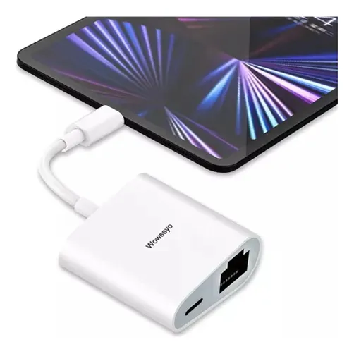 Usb Tipo C Adaptador Otg Ethernet Rj45para Usb-c Accesorios
