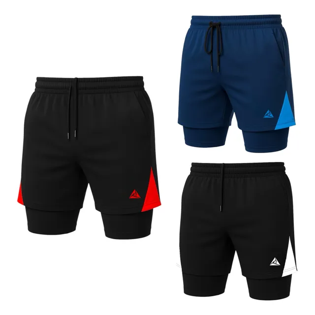 Pack X3 Pantalonetas Con Licra Hombre Gym Original Ripple